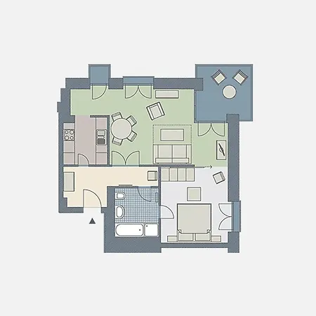 Kaiservillen - Mit 1 Schlafzimmer Und Balkon D121 Appartement Heringsdorf (Usedom)